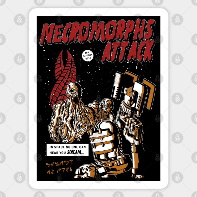 Necromorphs Attack Magnet by JailbreakArts